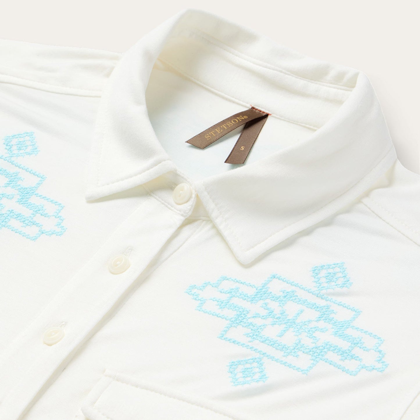 Embroidered Modal Western Shirt Women