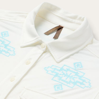 Embroidered Modal Western Shirt Women