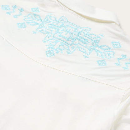 Embroidered Modal Western Shirt Women