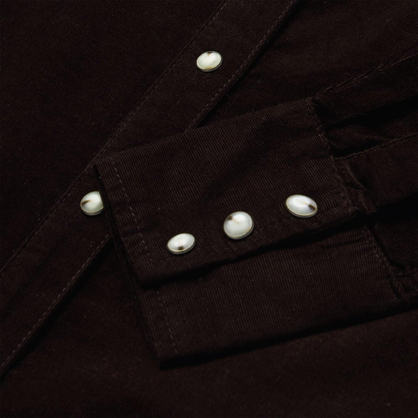 Corduroy Denim Western Shirt Women