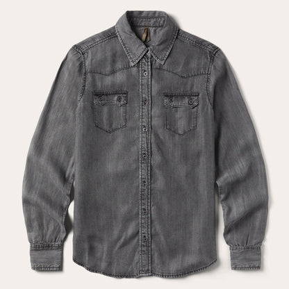 Boyfriend Fit Denim Shirt Women