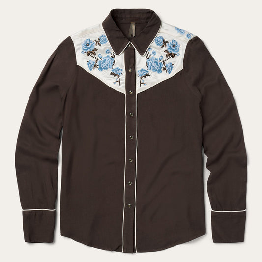 Embroidered Western Shirt Women