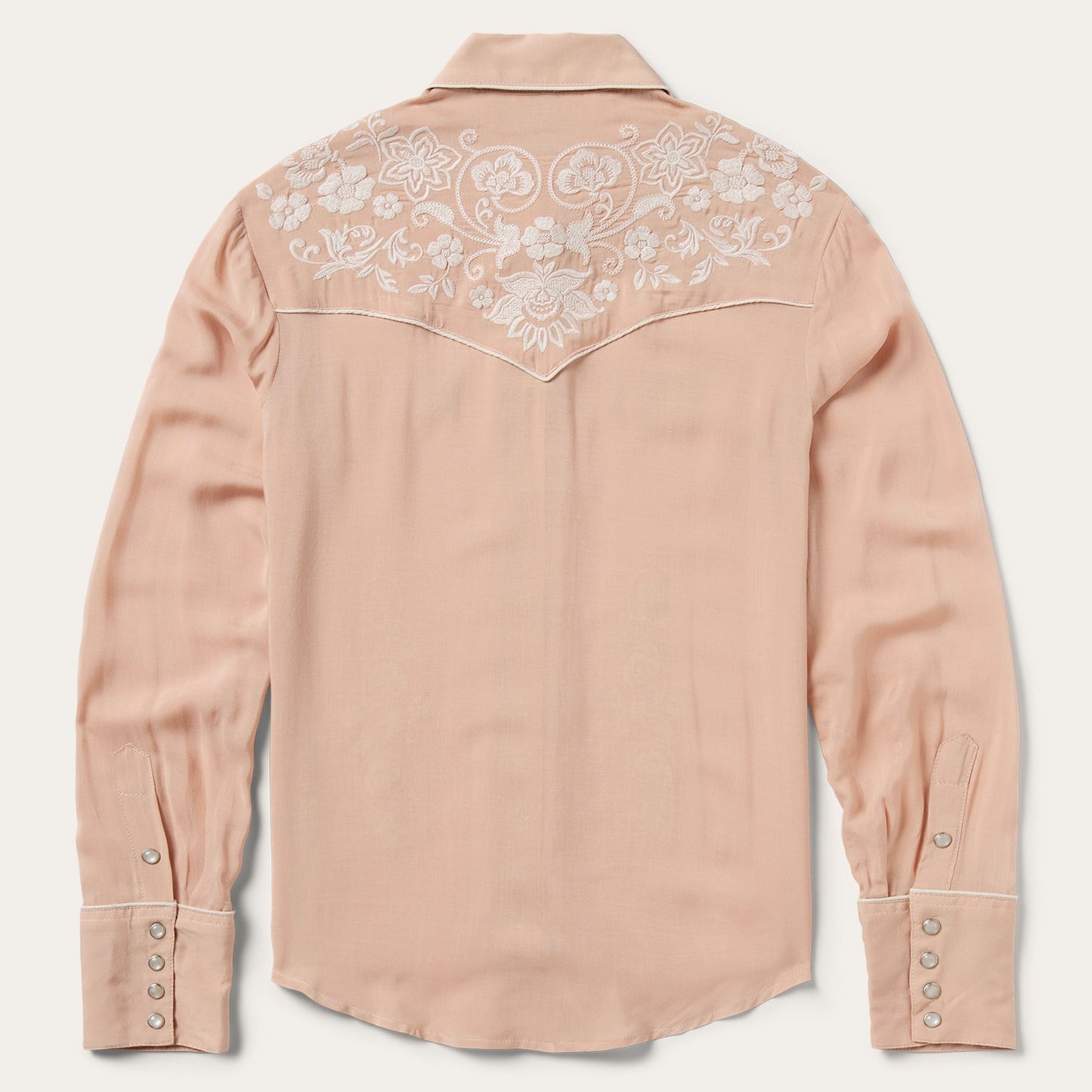 Blush Embroidered Western Shirt Women