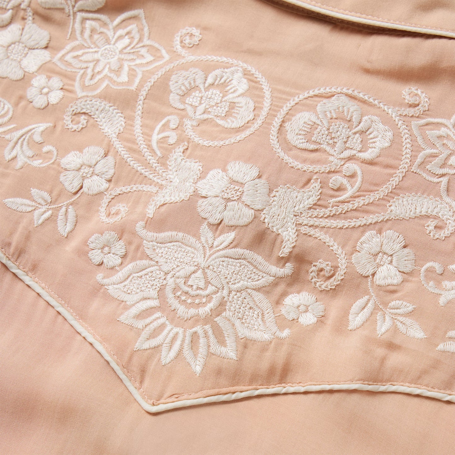 Blush Embroidered Western Shirt Women