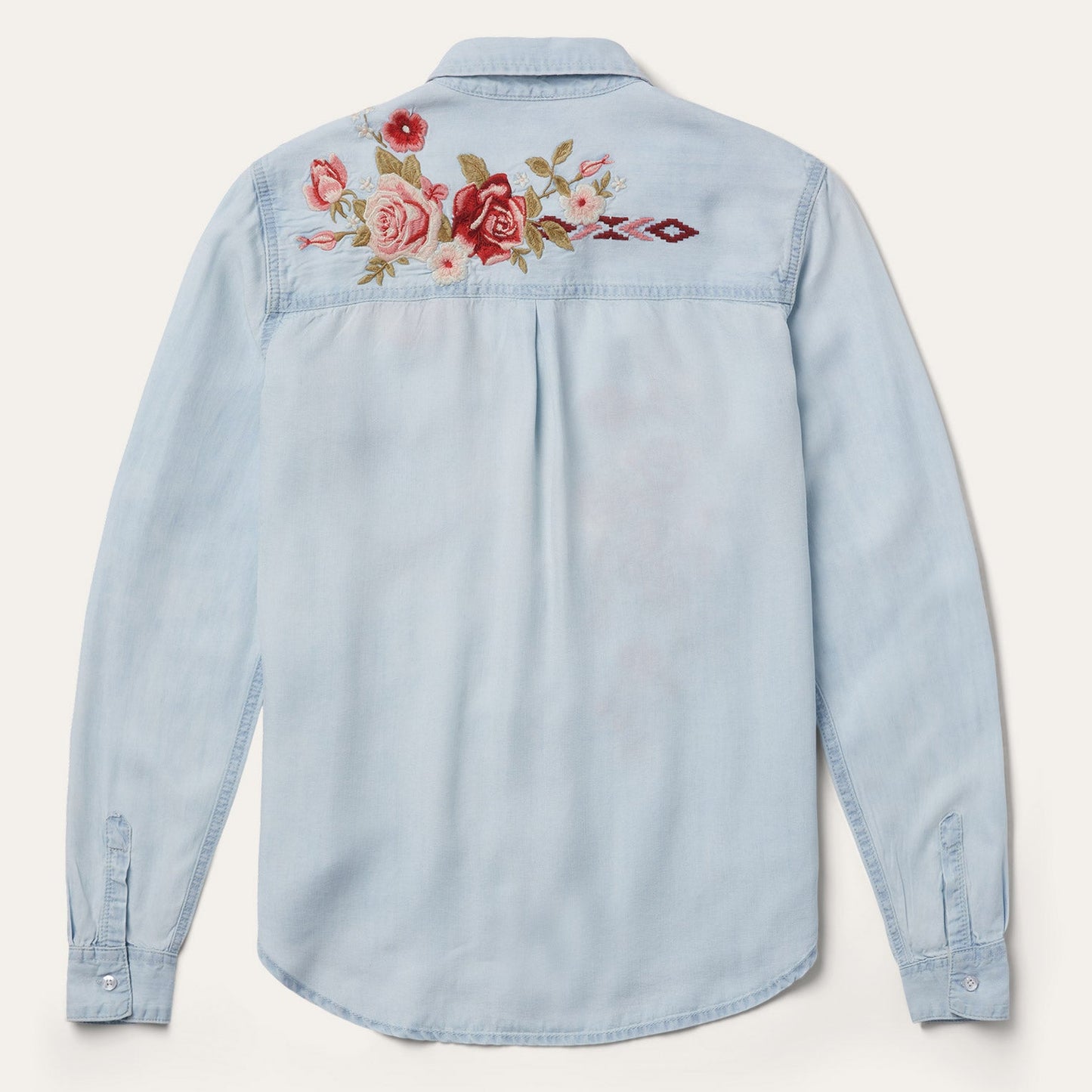 LongSleeved Embroidered Shirt Women