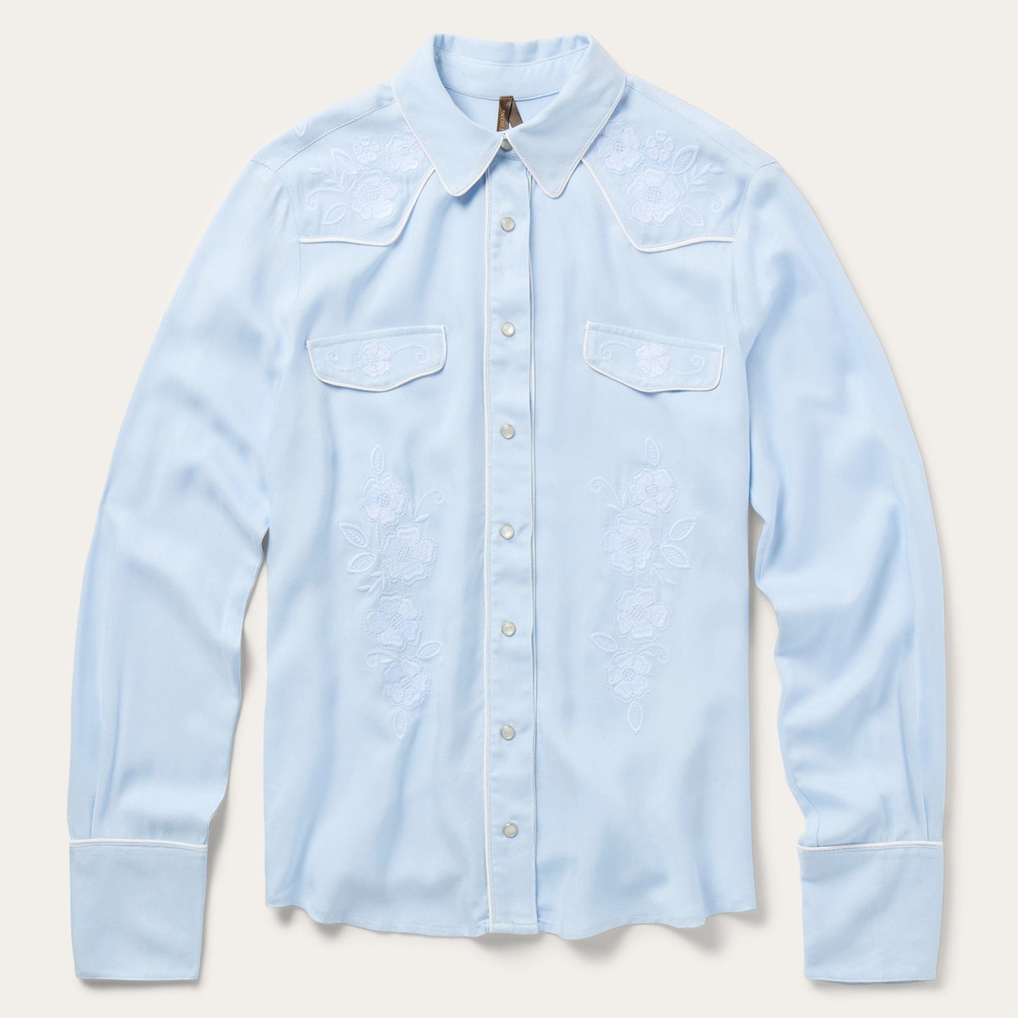Embroidered Retro Western Shirt Women