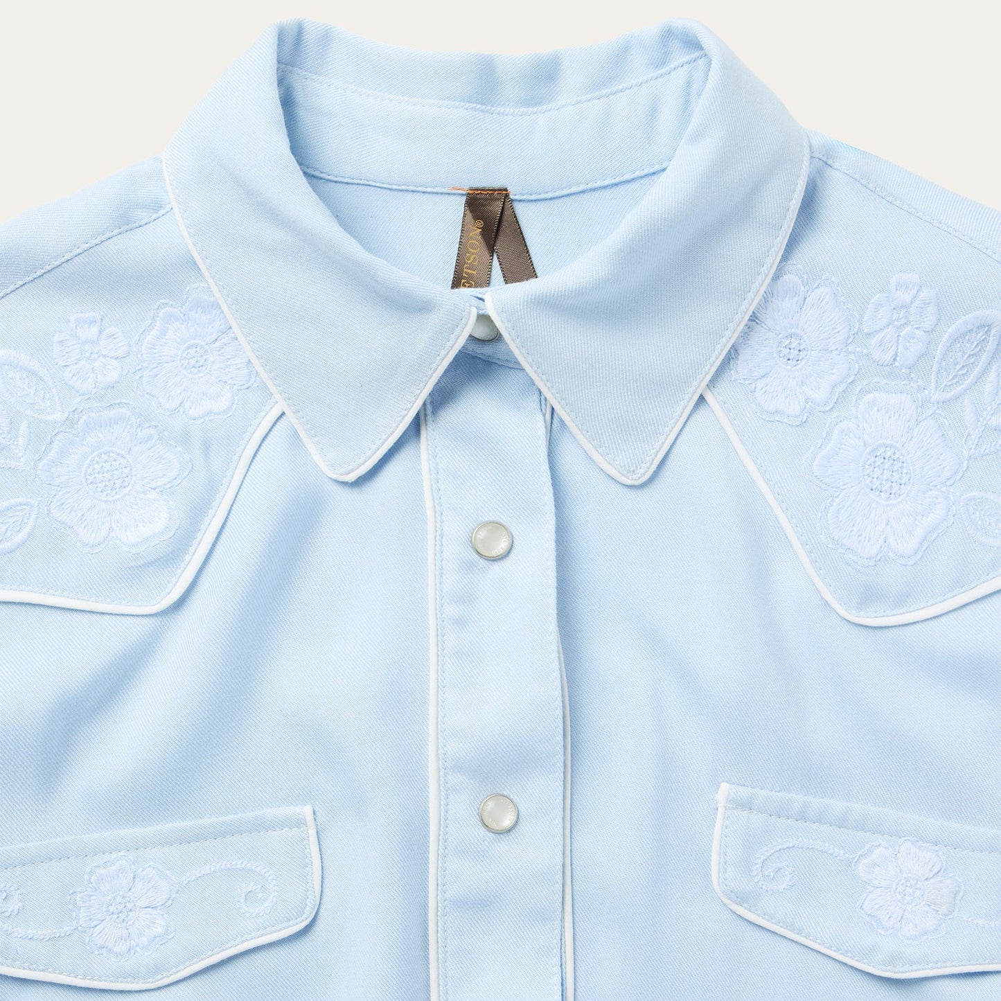 Embroidered Retro Western Shirt Women