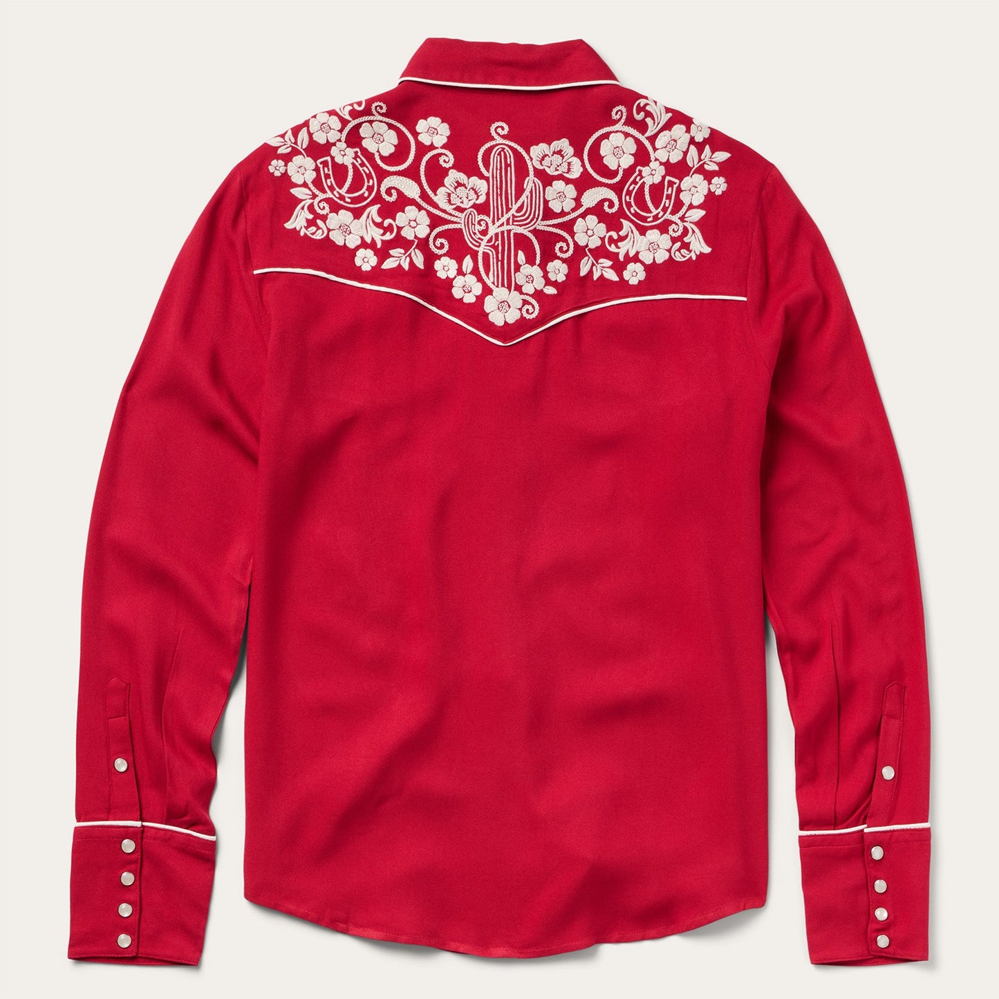 Embroidered Retro Western Shirt Women