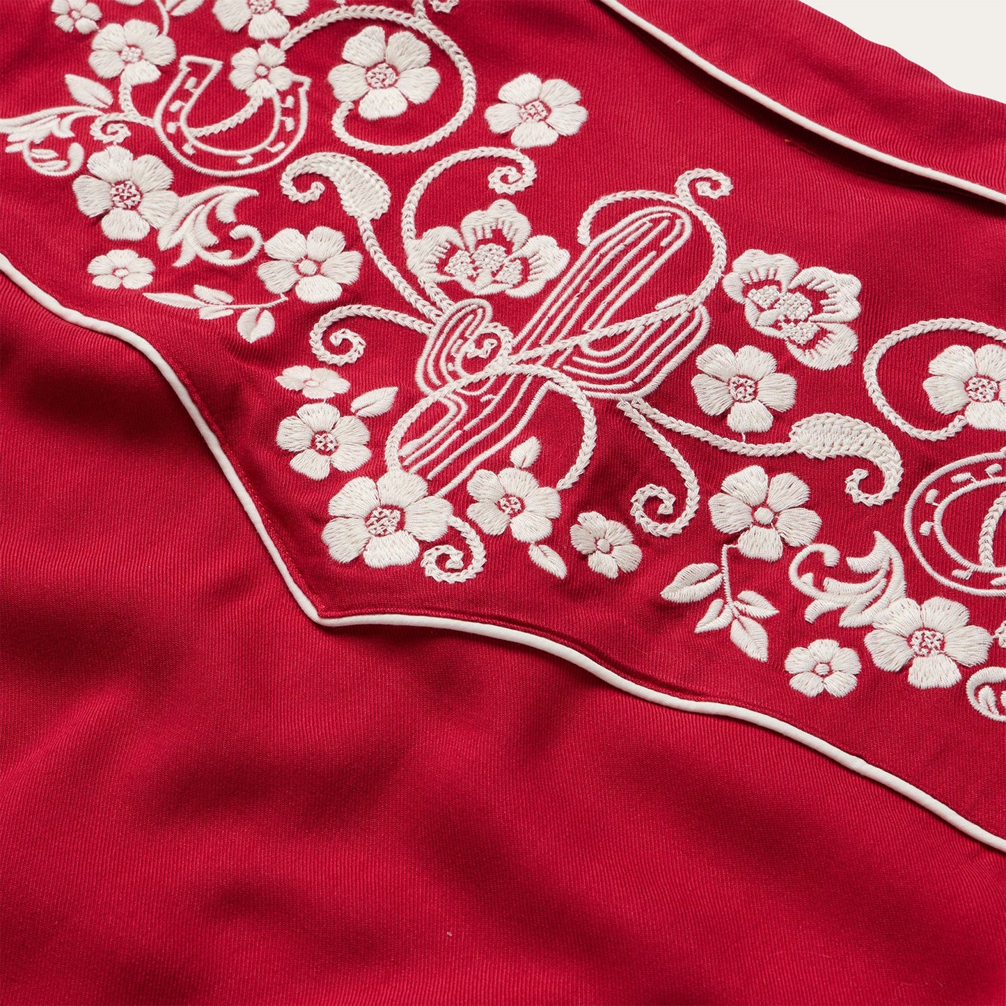 Embroidered Retro Western Shirt Women