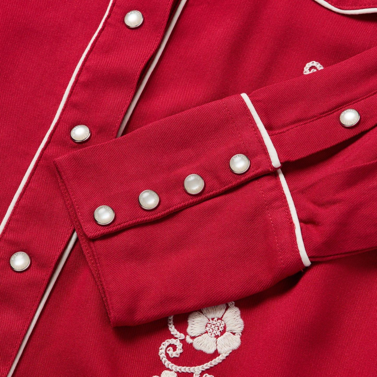 Embroidered Retro Western Shirt Women