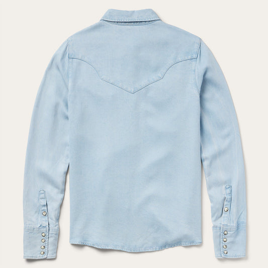 Arrow Pocket Denim Shirt Women