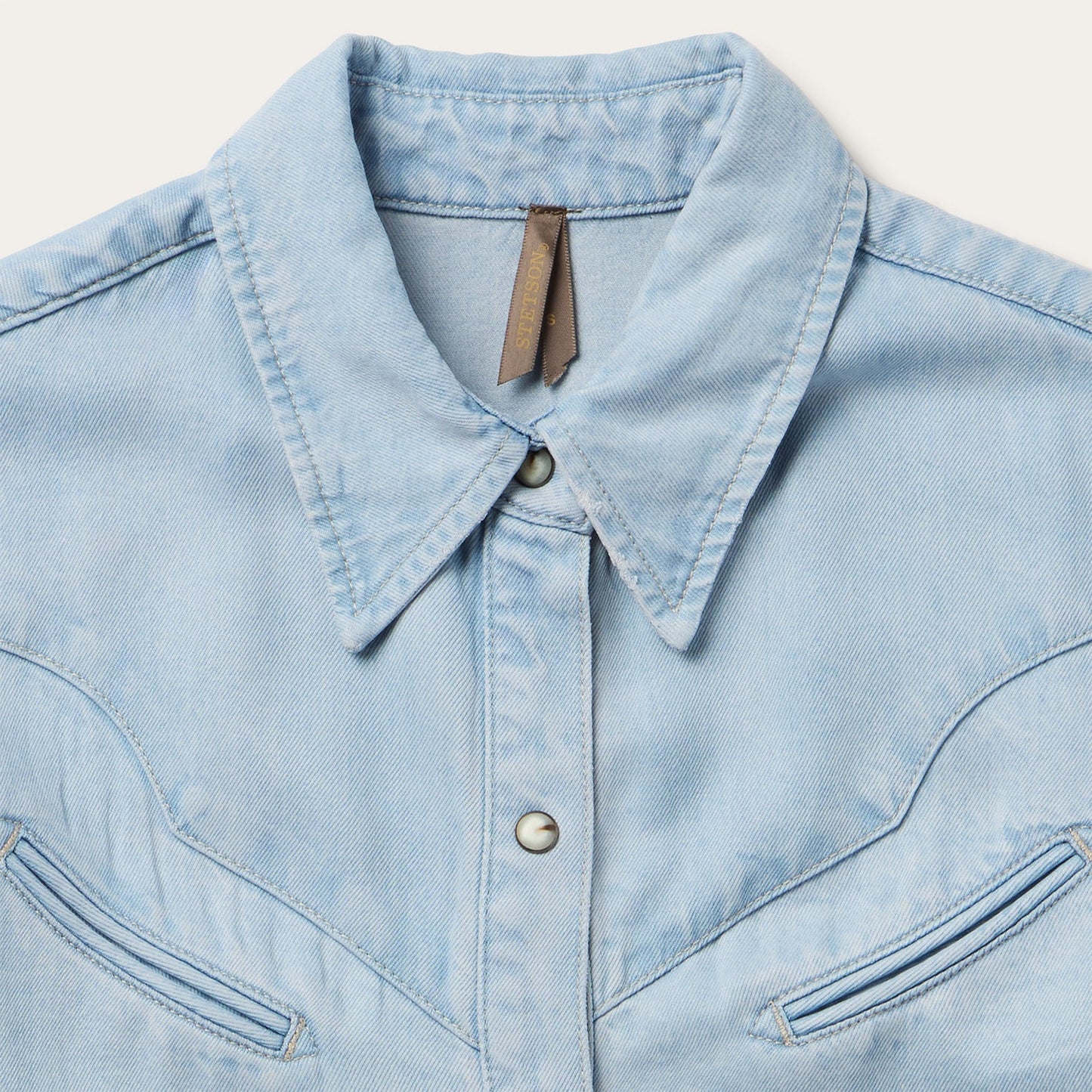Arrow Pocket Denim Shirt Women