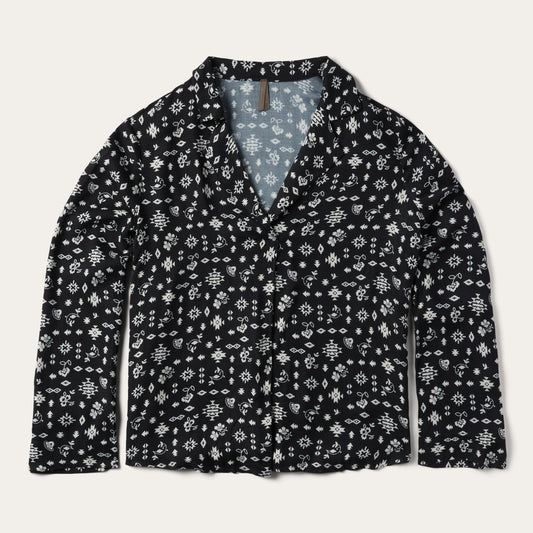Southwestern Ditzy Print Blouse Women