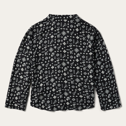 Southwestern Ditzy Print Blouse Women