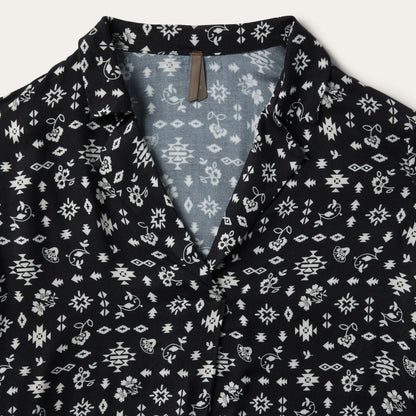 Southwestern Ditzy Print Blouse Women