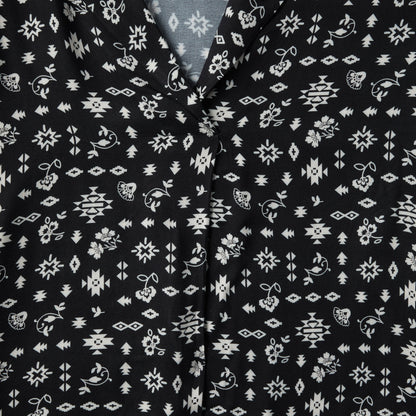 Southwestern Ditzy Print Blouse Women