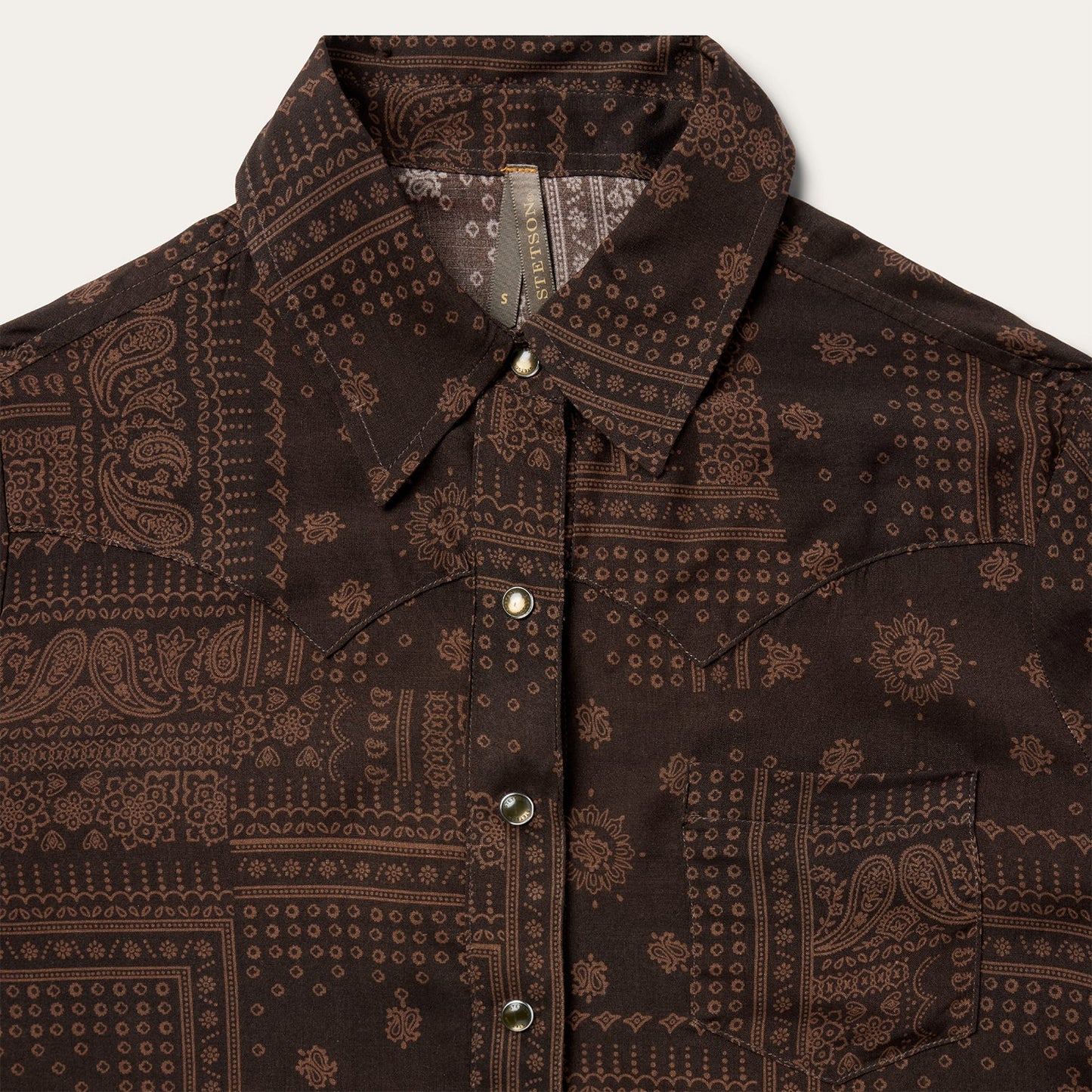 Patchwork Bandana Print Shirt Women