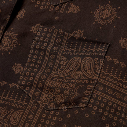 Patchwork Bandana Print Shirt Women