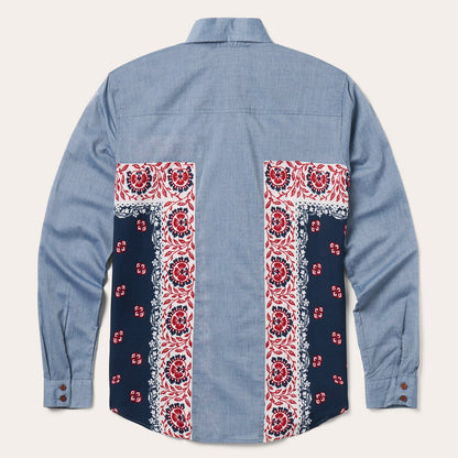 Chambray Bandana Shirt Women