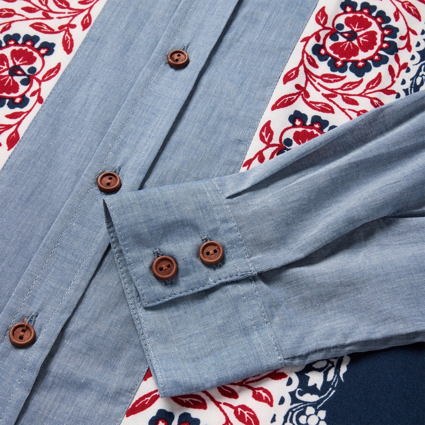 Chambray Bandana Shirt Women