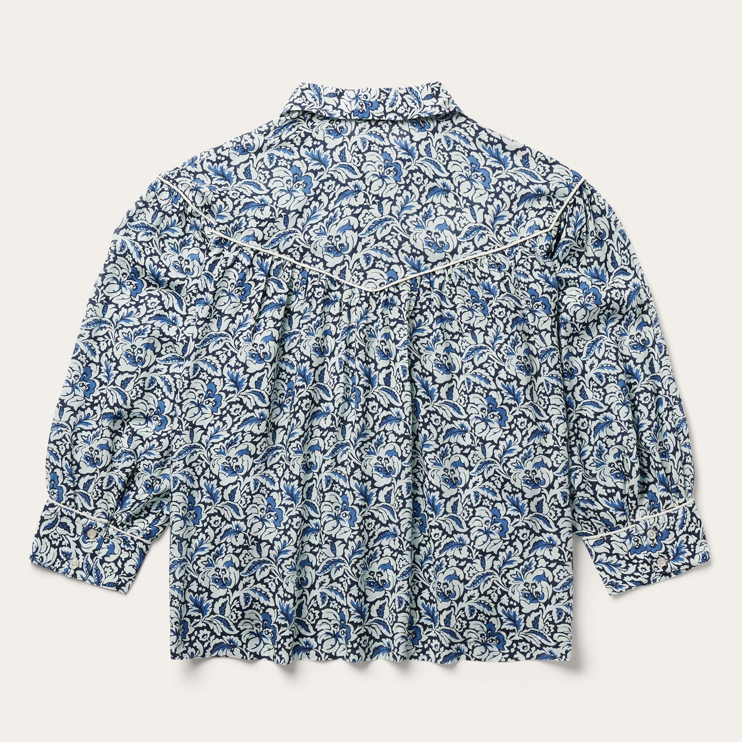 Indigo Tapestry Print Blouse Women