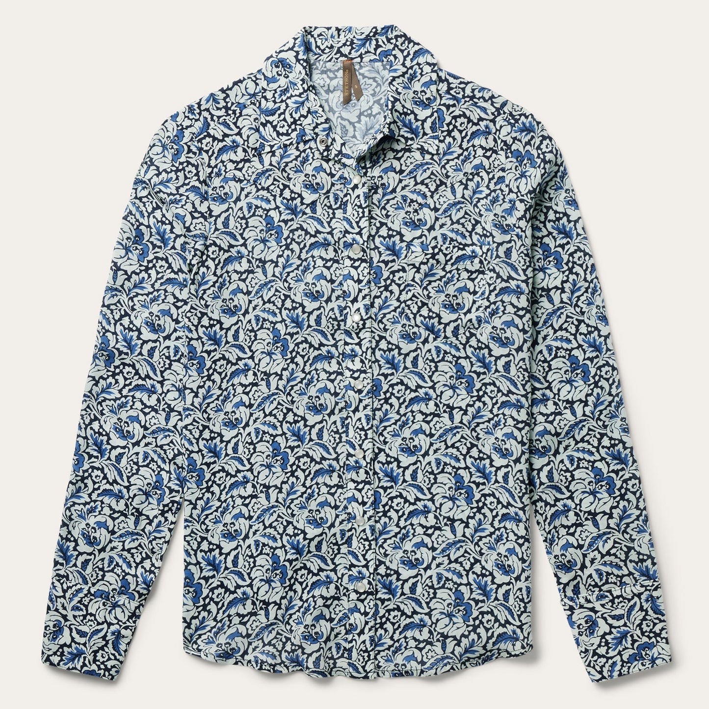 Indigo Tapestry Print Shirt Women