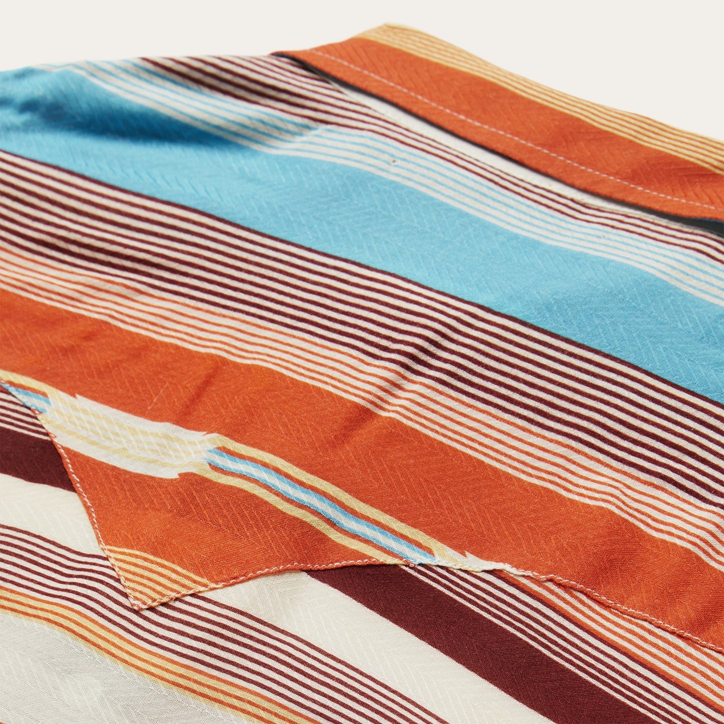Sunset Serape Print Western Shirt Women