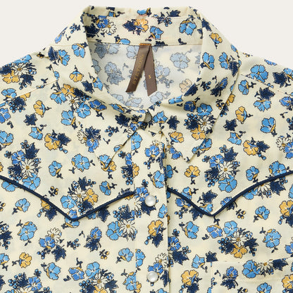 Field Flowers Print Shirt Women