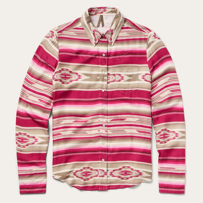 Scarlet Serape Western Shirt Women