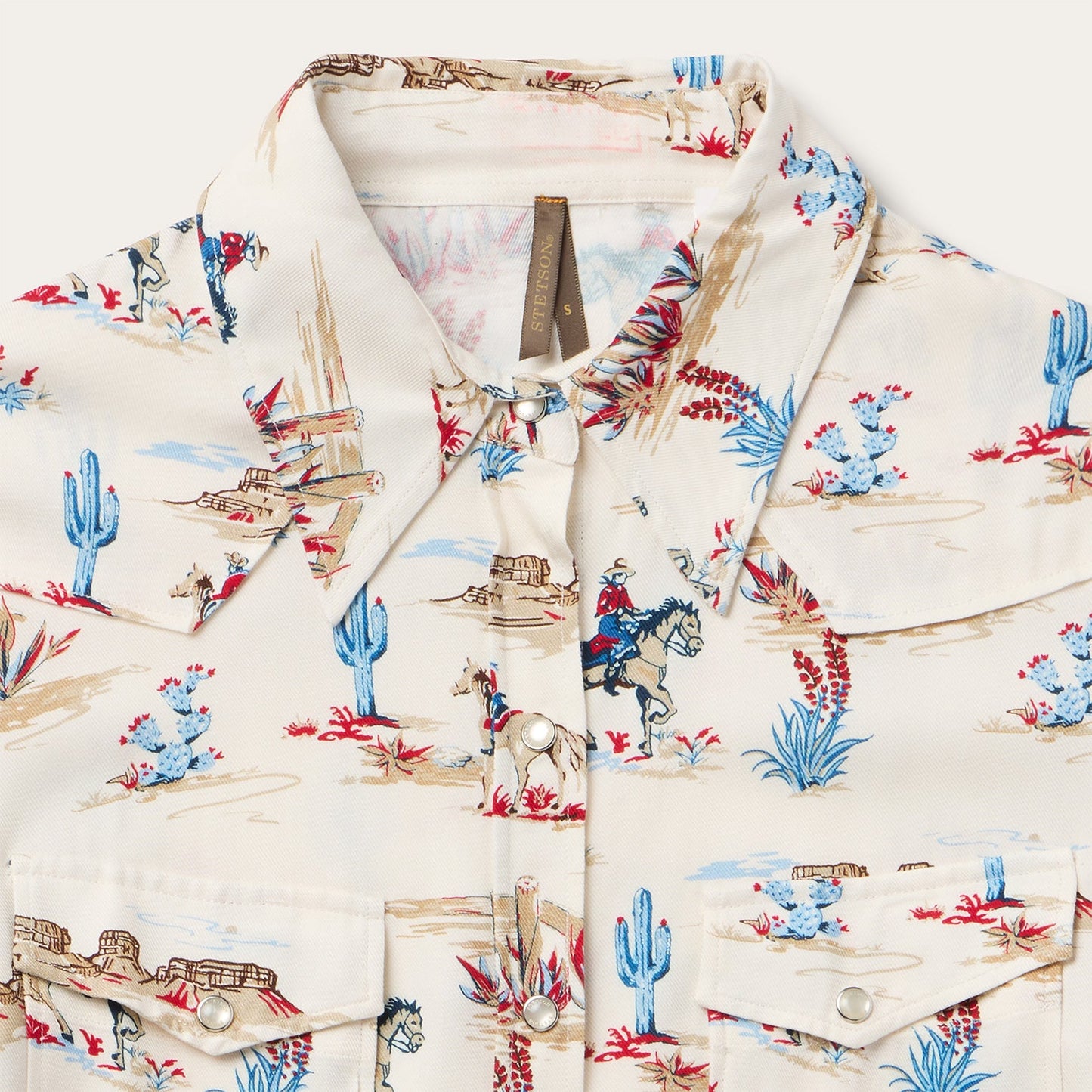 Desert Trail Print Western Shirt Women