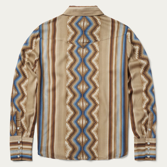 Sand Serape Print Shirt Women