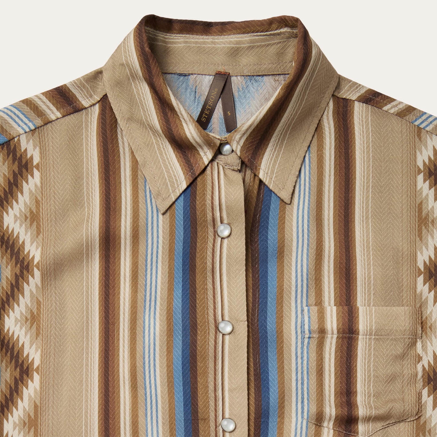 Sand Serape Print Shirt Women