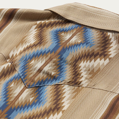 Sand Serape Print Shirt Women