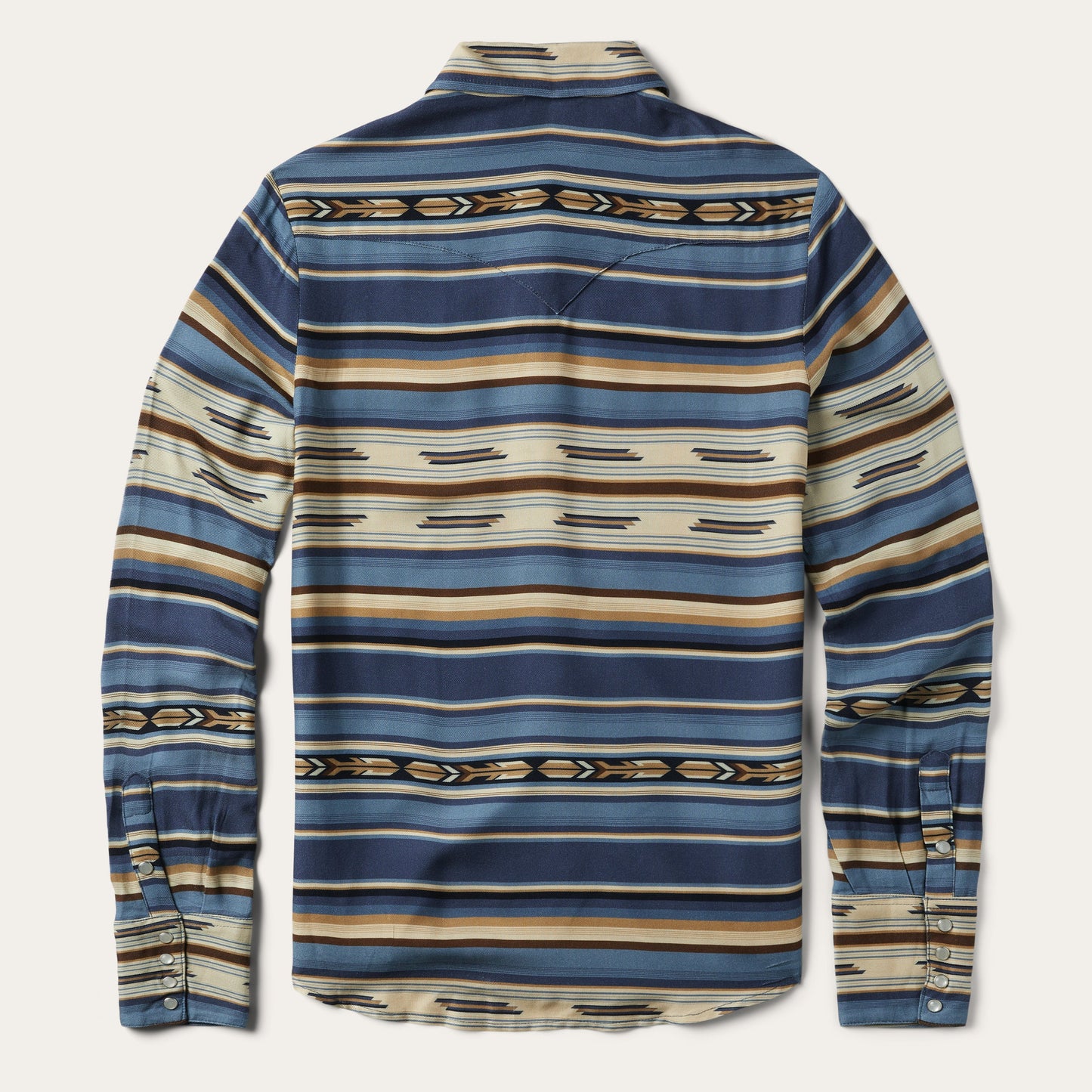 Indigo Serape Print Shirt Women