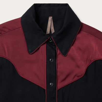 Piped Western Blouse Women