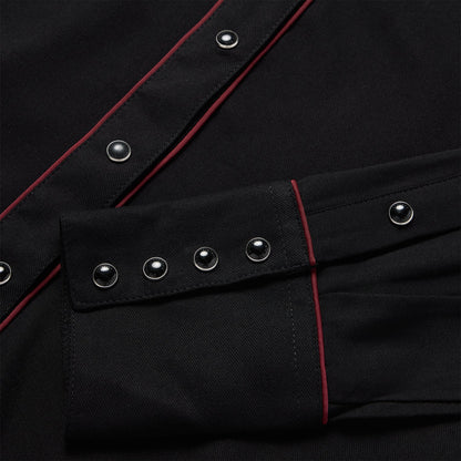 Piped Western Blouse Women