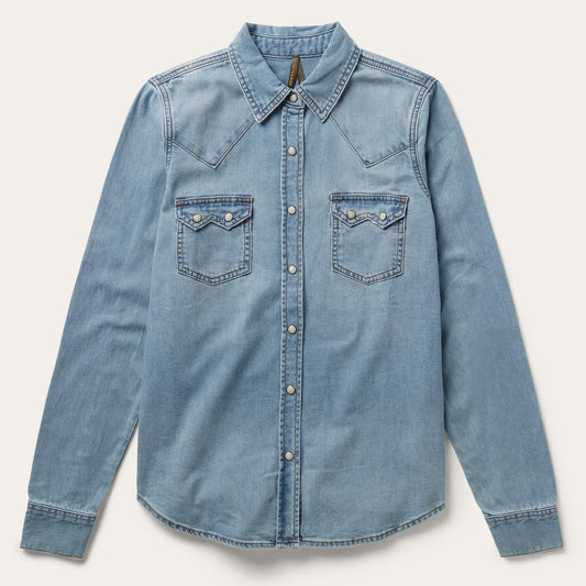 Loose Fit Denim Shirt Women