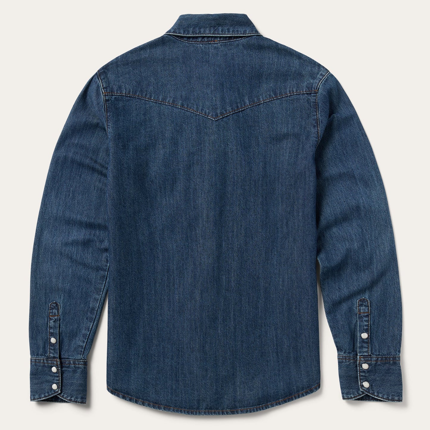 Dark Denim Snap Western Shirt Women