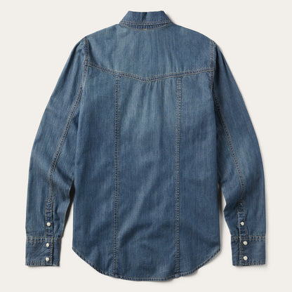 Boyfriend Fit Denim Shirt Women