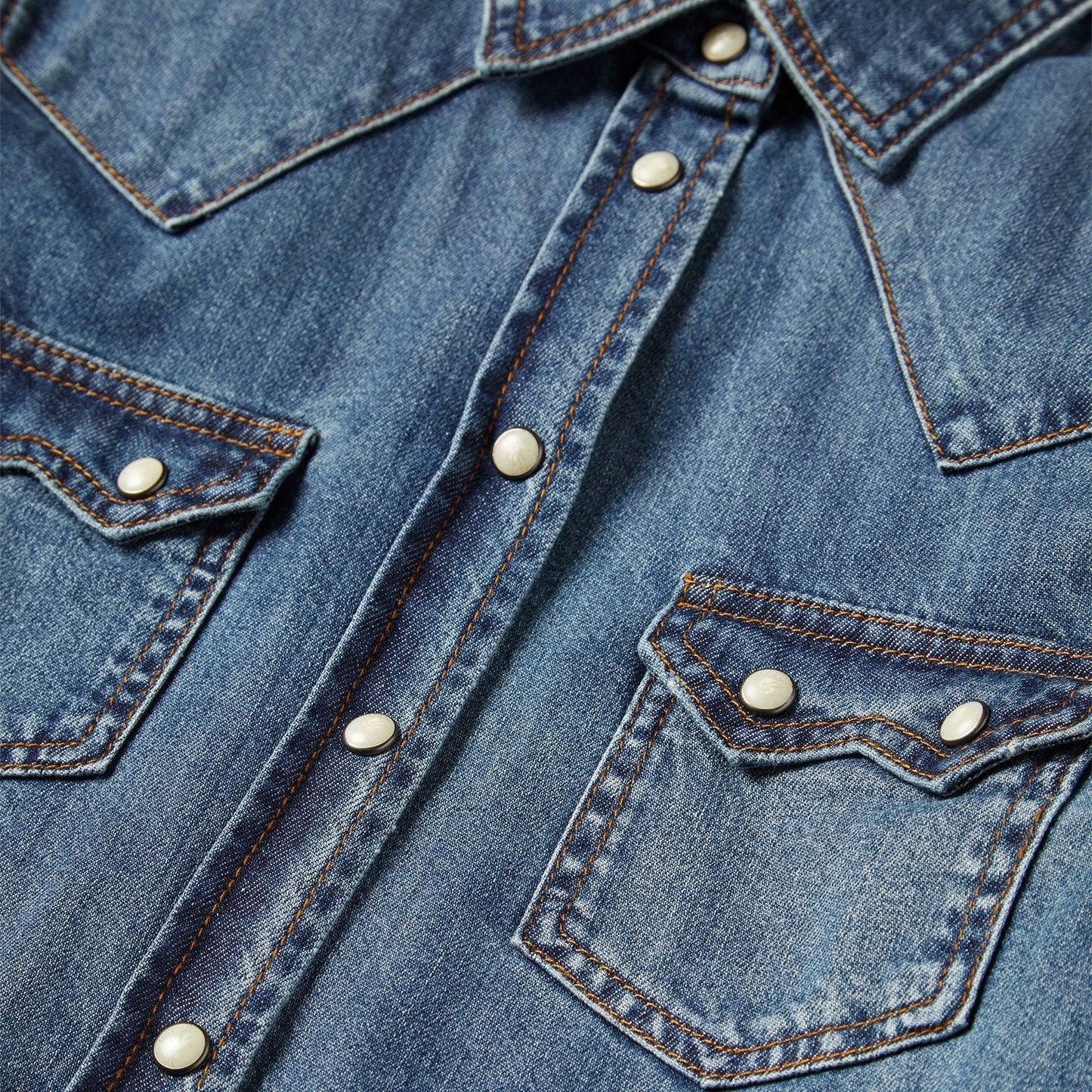 Distressed Denim Shirt Women