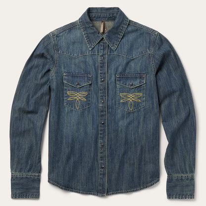 Dirty Denim Boyfriend Fit Shirt Women