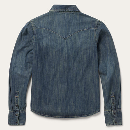 Dirty Denim Boyfriend Fit Shirt Women
