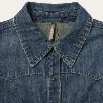 Dirty Denim Boyfriend Fit Shirt Women