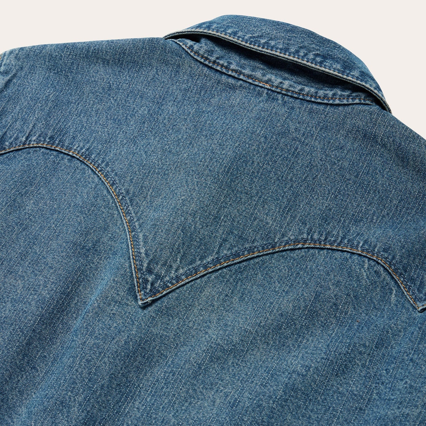 Chocolate Snap Western Denim Shirt Women