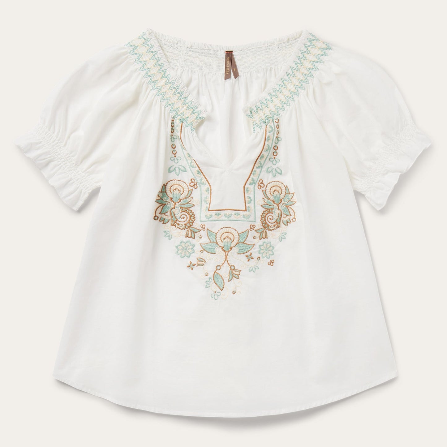 Cotton Voile Peasant Blouse Women