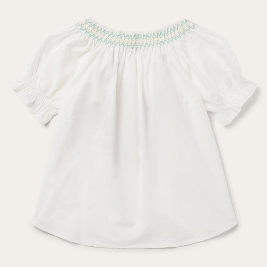 Cotton Voile Peasant Blouse Women