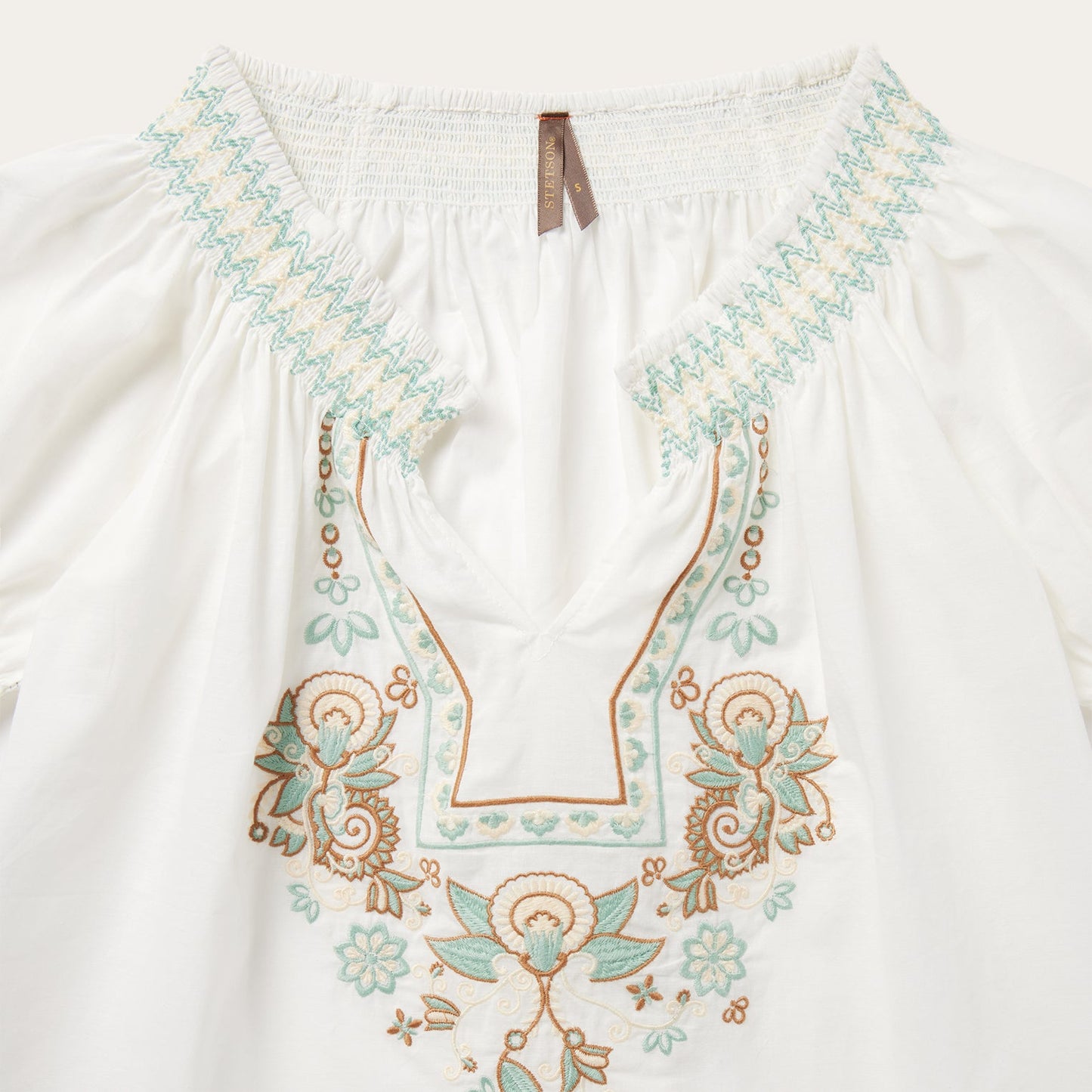 Cotton Voile Peasant Blouse Women