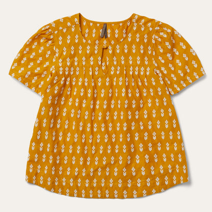 ShortSleeved Aztec Blouse Women