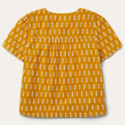 ShortSleeved Aztec Blouse Women