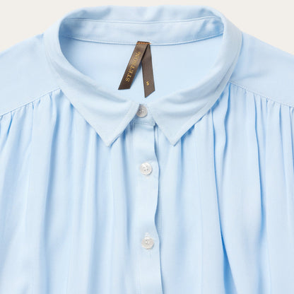 Twill Collared Blouse Women